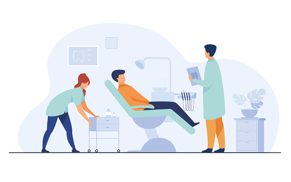m/دستیار کنار دندانپزشک